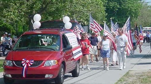 A parade on Lido Boulevard